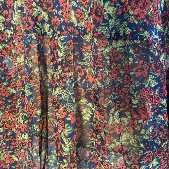 Free People XSmall Women's Top Summer Floral Print - Picture 4 of 9